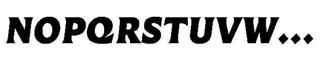 Questline Black Italic Font UPPERCASE