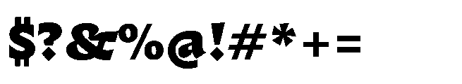 Questline Black Font OTHER CHARS