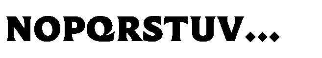 Questline Black Font UPPERCASE