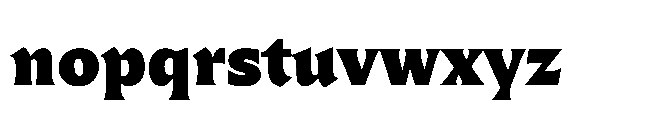 Questline Black Font LOWERCASE