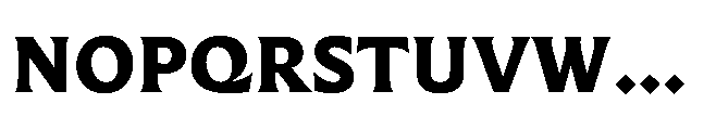 Questline Extra Bold Font UPPERCASE