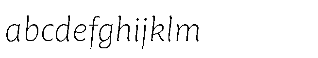 Questline Extra Light Italic FONT