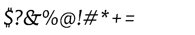 Questline Italic Font OTHER CHARS