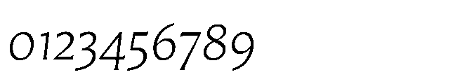 Questline Light Italic Font OTHER CHARS