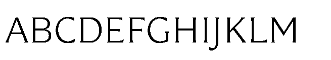 Questline Light Font UPPERCASE