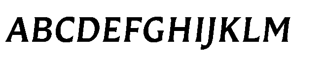 Questline Semi Bold Italic Font UPPERCASE