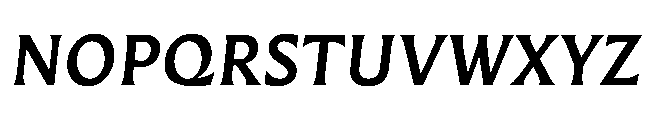 Questline Semi Bold Italic Font UPPERCASE