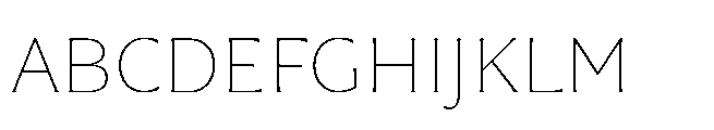 Questline Thin Font UPPERCASE