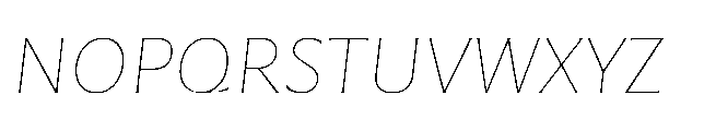 Questline Variable Italic Font UPPERCASE