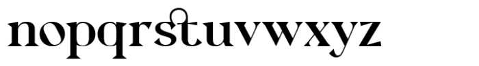 Quetry Serif Font LOWERCASE
