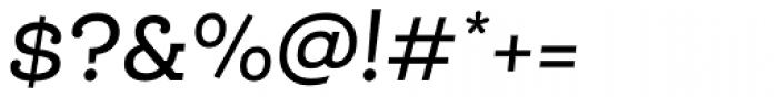 Queulat Medium Italic Font OTHER CHARS