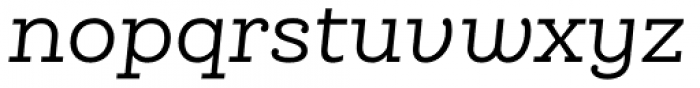 Queulat Regular Italic Font LOWERCASE