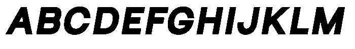 Qugan Bold Italic Font UPPERCASE