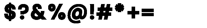 Qugan Bold Font OTHER CHARS