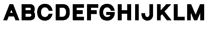 Qugan Bold Font UPPERCASE
