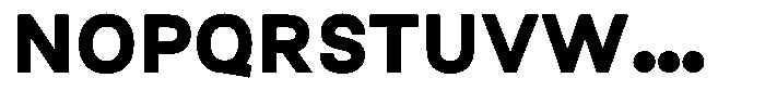 Qugan Bold Font UPPERCASE