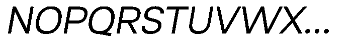 Qugan Italic Font UPPERCASE
