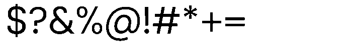 Qugan Regular Font OTHER CHARS