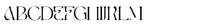 Qugen Font UPPERCASE