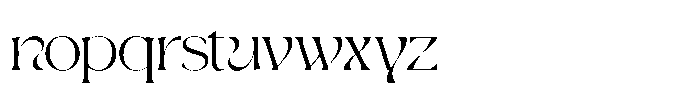 Qugen Font LOWERCASE
