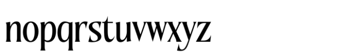 Qugotic Regular Font LOWERCASE