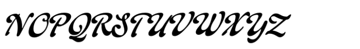 Qui Script Font UPPERCASE