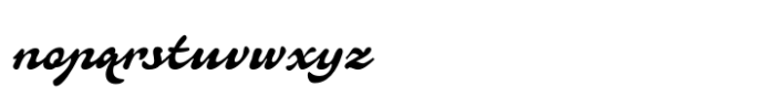 Qui Script Font LOWERCASE