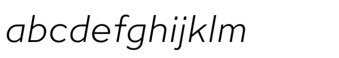 Quic Light Italic FONT
