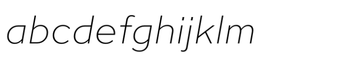 Quic XLight Italic FONT