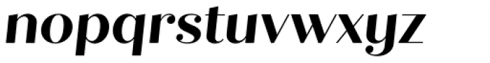 Quiche Display Bold Italic Font LOWERCASE