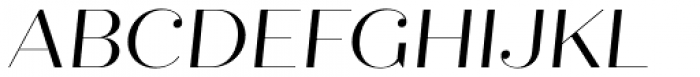 Quiche Fine Italic Font UPPERCASE