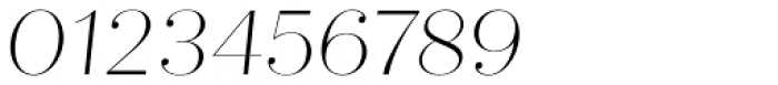 Quiche Fine Thin Italic Font OTHER CHARS
