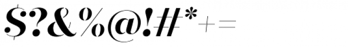 Quiche Stencil Bold Italic Font OTHER CHARS