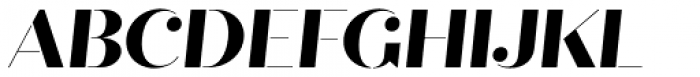 Quiche Stencil Extra Bold Italic Font UPPERCASE
