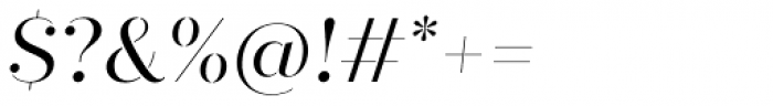 Quiche Stencil Italic Font OTHER CHARS