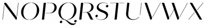 Quiche Stencil Italic Font UPPERCASE