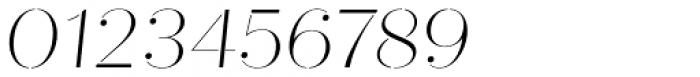 Quiche Stencil Thin Italic Font OTHER CHARS
