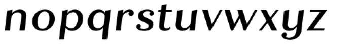 Quiche Text Medium Italic Font LOWERCASE