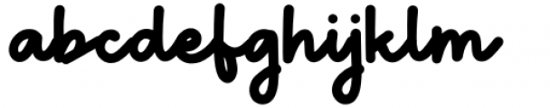 Quichflour Regular Font LOWERCASE