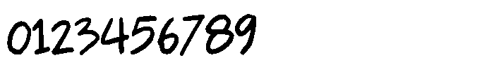 Quick Book Writing Font OTHER CHARS