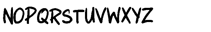 Quick Book Writing Font UPPERCASE