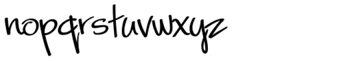 Quick Handle AOE Font LOWERCASE