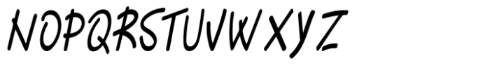 Quick Takeaway Handwritten Font UPPERCASE