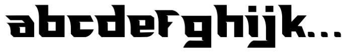 Quick Tracer Regular Font LOWERCASE