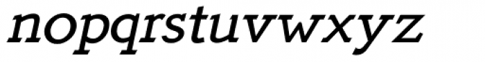 QuickType Medium Italic Font LOWERCASE