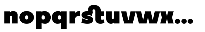 Quickflio Black Font LOWERCASE