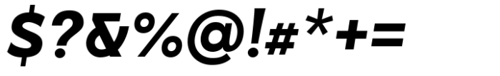 Quickflio Bold Italic Font OTHER CHARS