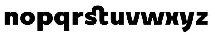 Quickflio Extra Bold Font LOWERCASE