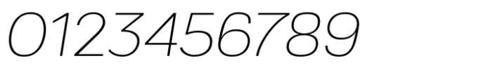 Quickflio Extra Light Italic Font OTHER CHARS