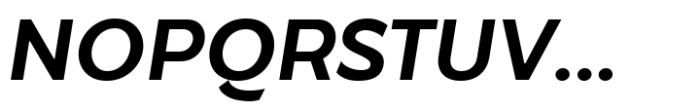 Quickflio Semi Bold Italic Font UPPERCASE